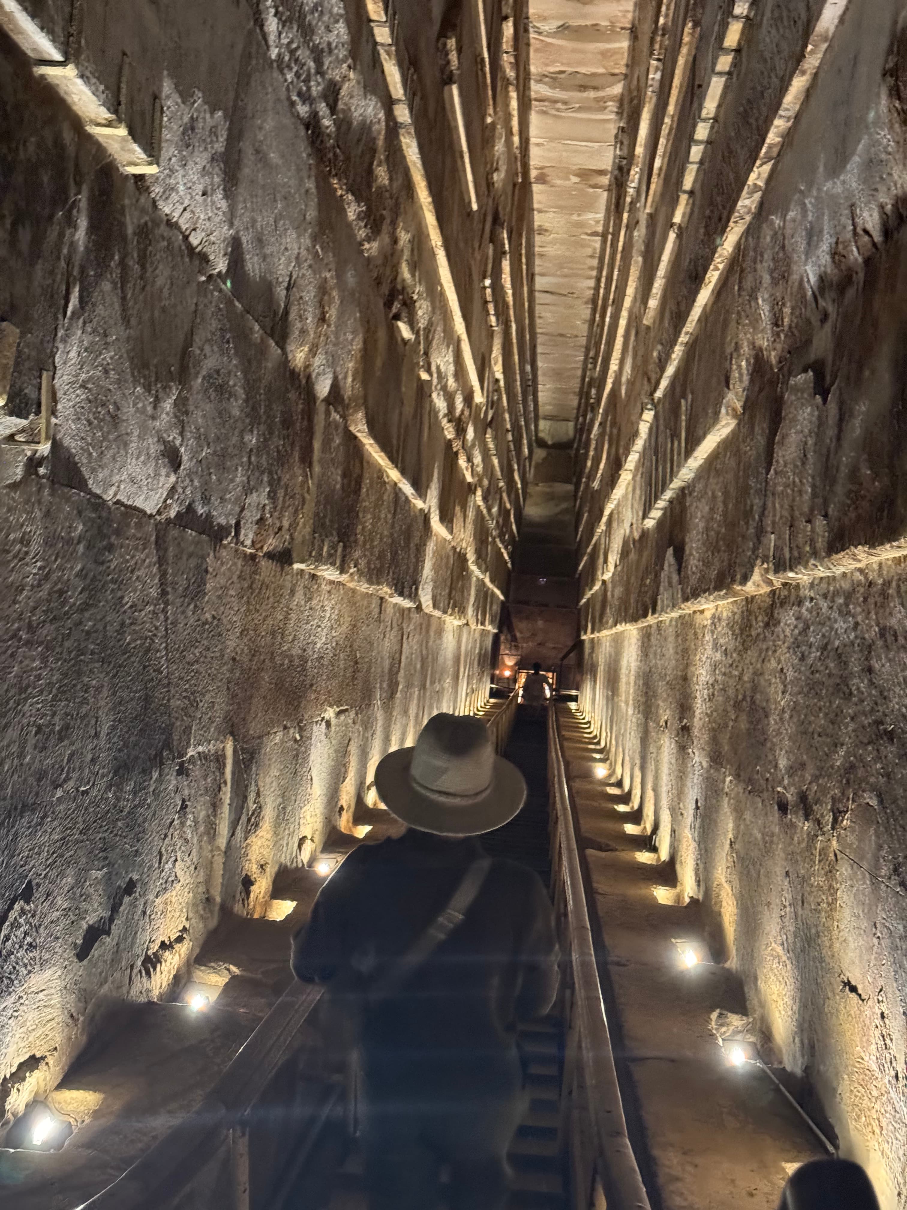 Climbing inside the Great Pyramid of Khufu