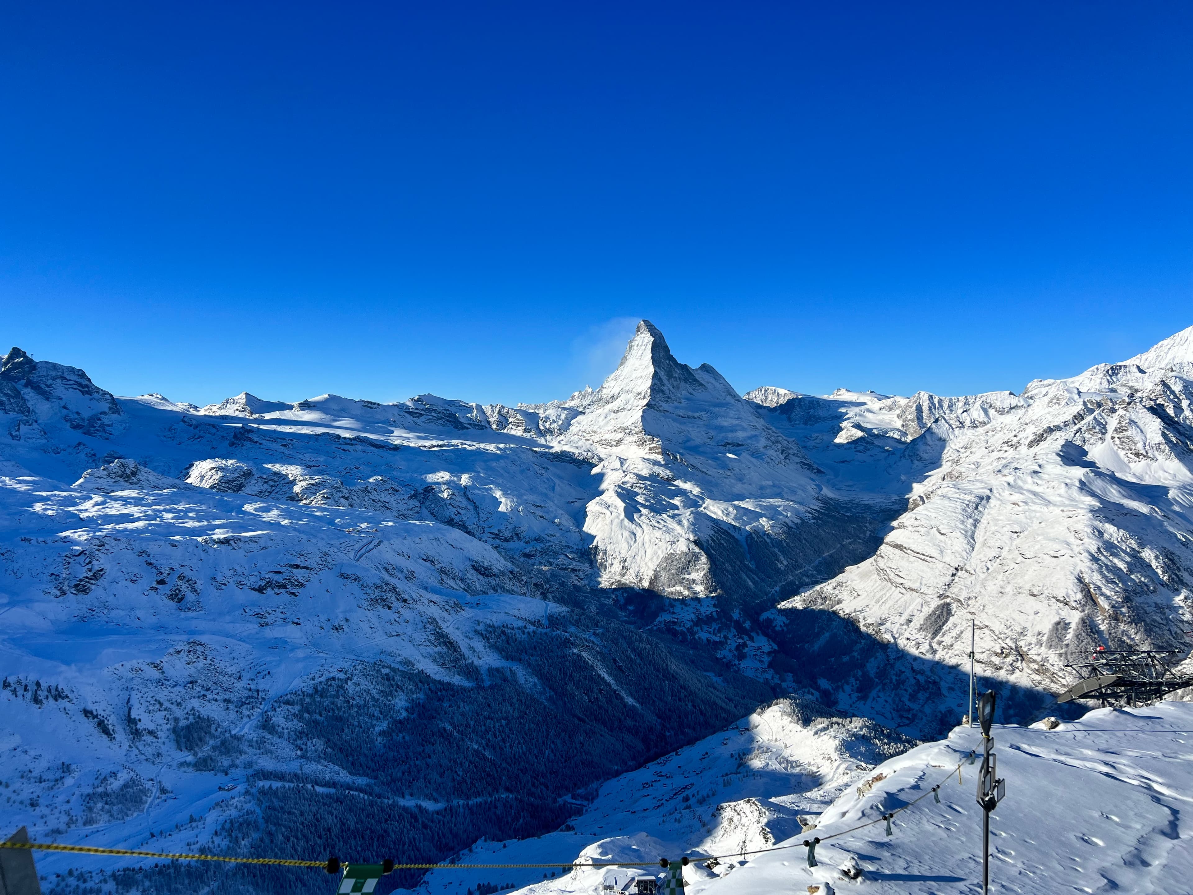 The Matterhorn from Gornergrat, in Zermatt Switzerland