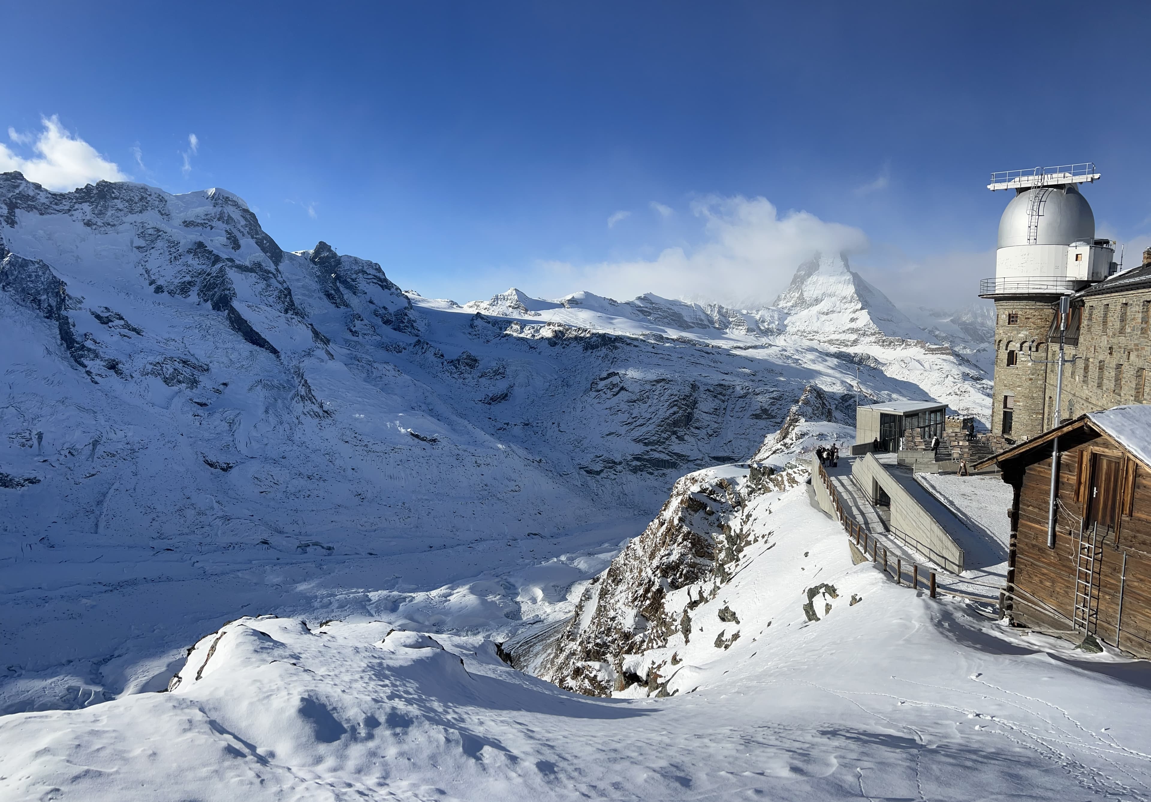 The Matterhorn from Gornergrat, in Zermatt Switzerland