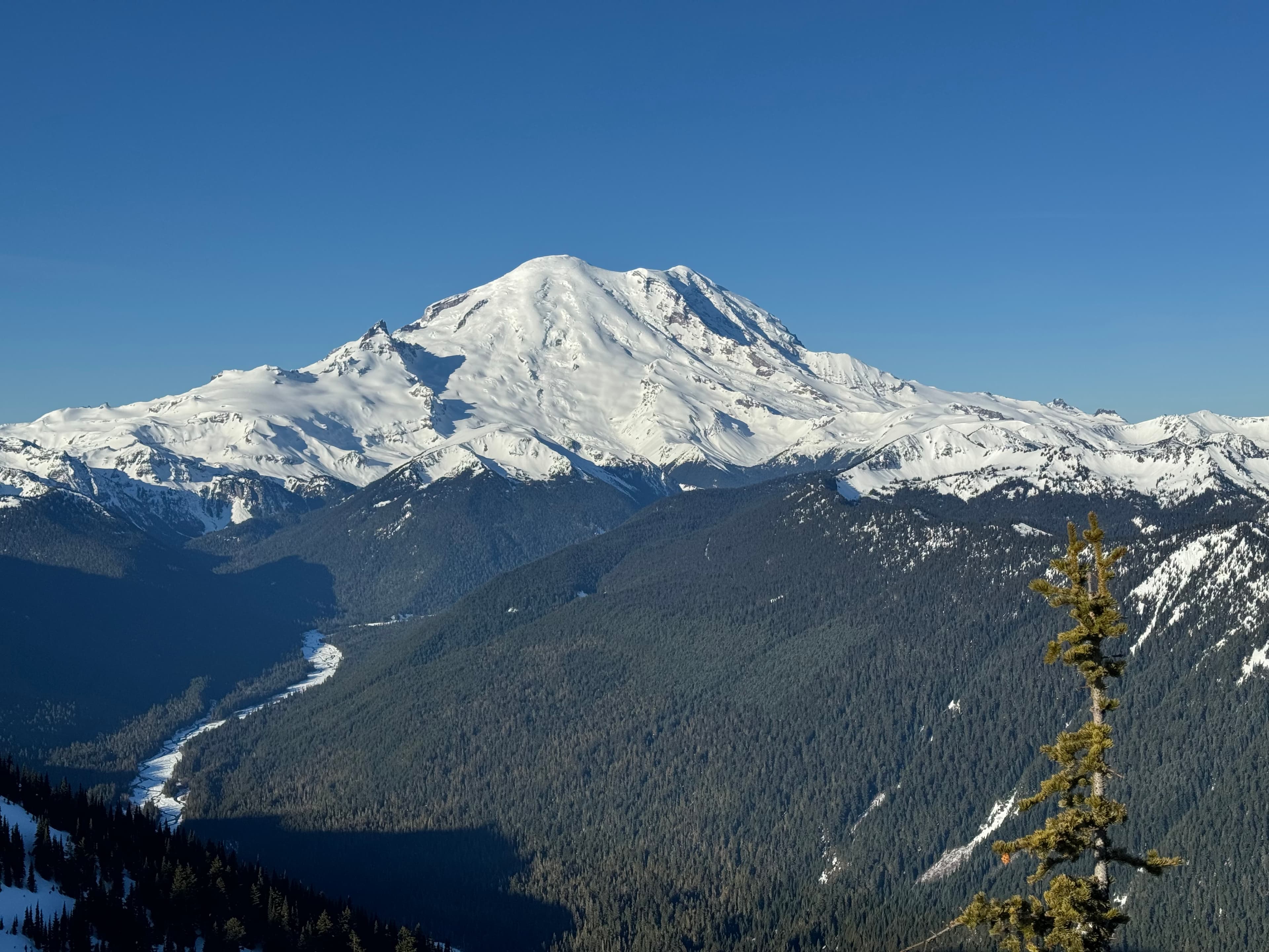 Mount Rainier, from Crystal Mountain, Washington
