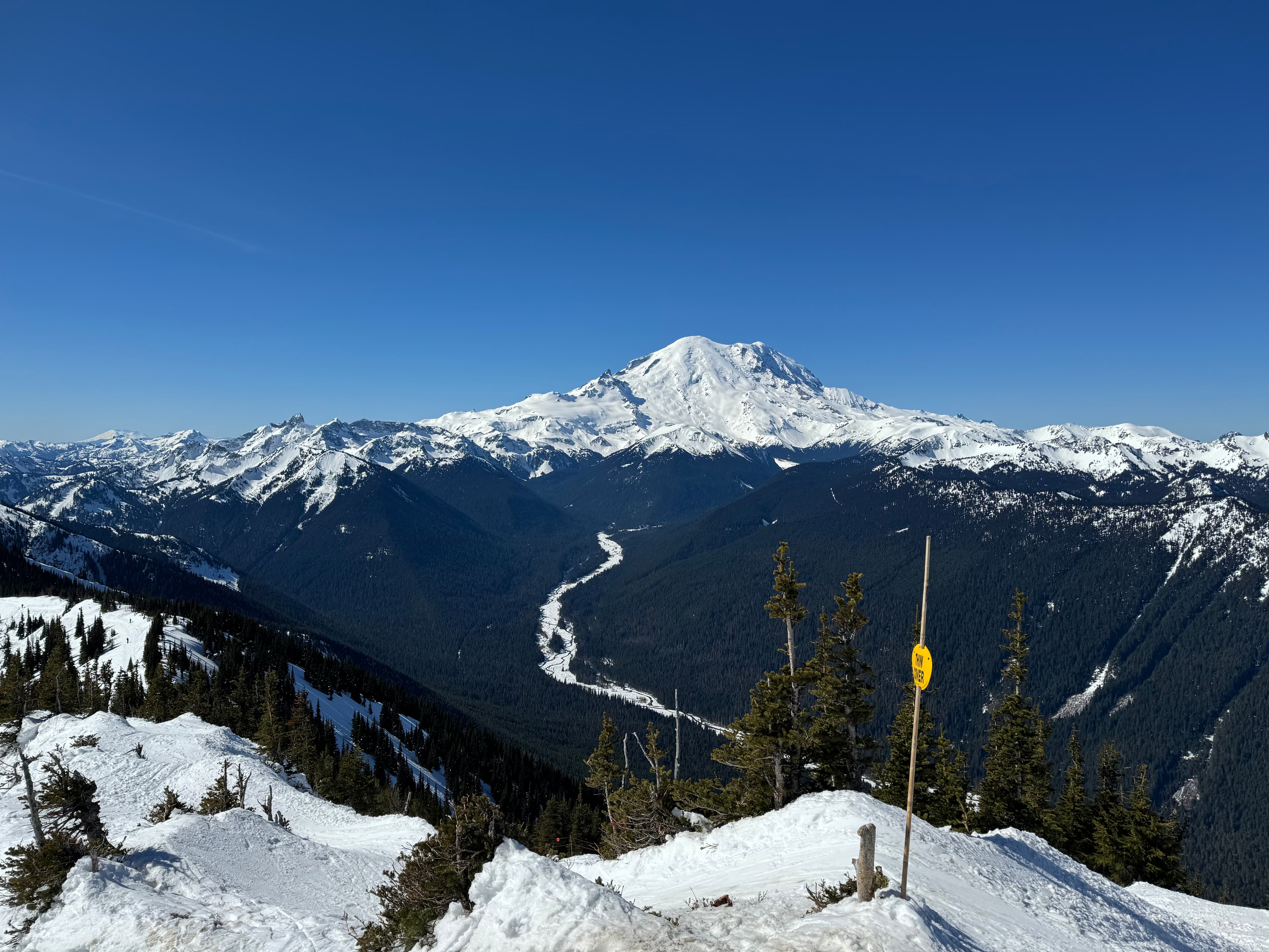 Mount Rainier, from Crystal Mountain, Washington